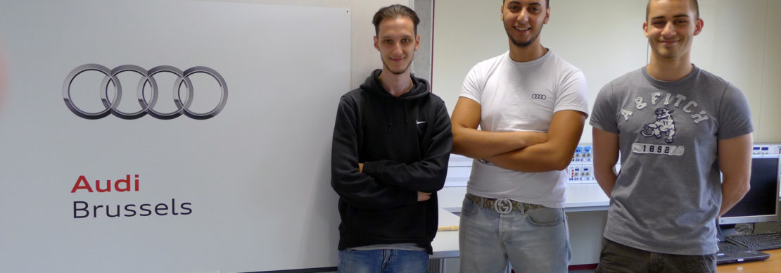 Des élèves dans l'option Audi