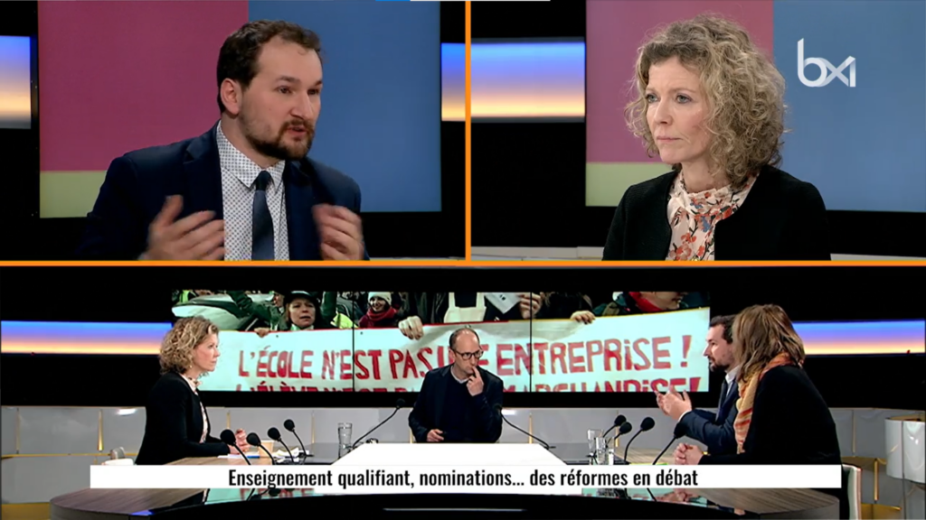 Notre directeur débat dans l'émission Versus